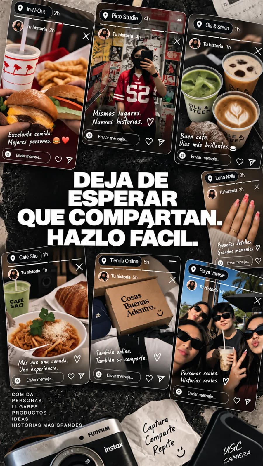 Las historias nunca paran.